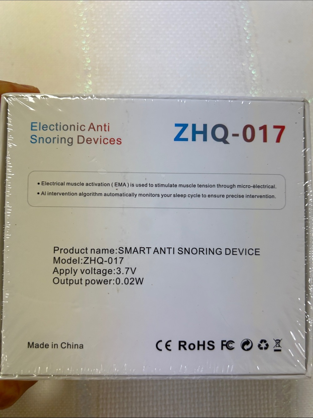 Snoring Device - Black Anti-Snore Aid image 3